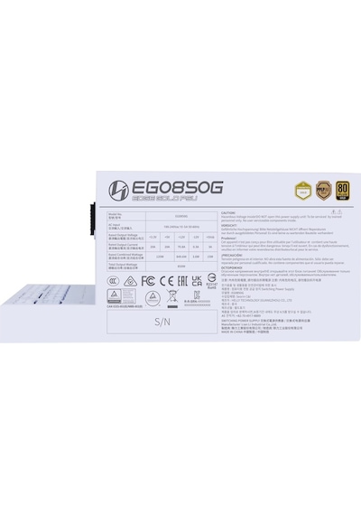Lian Li Edge850 Beyaz 850w 80+ Gold Atx Power Supply Akak92llı0013