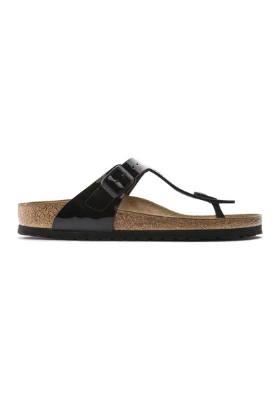 Birkenstock Gızeh Bf Patent Parmak Arası Terlik 043661 043661 Siy Siyah