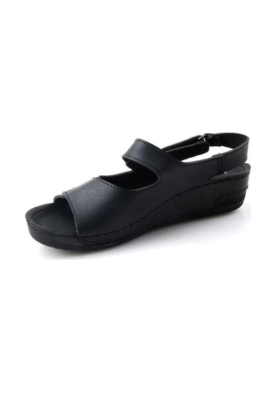 Aryan 02-010 Orto Pedik Kadın Günlük Sandalet Siyah