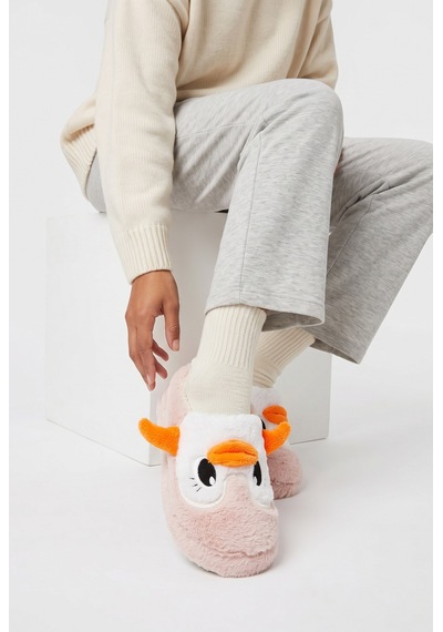 Stwenn Kadın Peluş Ev Terliği Penguen Desenli Kışlık Sıcak Tutan Kapalı Burun Yumuşak Tabanlı Rahat Pandufu Pembe Stwenn Kadın Peluş Ev Terliği Penguen Desenli Kışlık Sıcak Tutan Kapalı Burun Yumuşak Tabanlı Rahat Pandufu Pembe