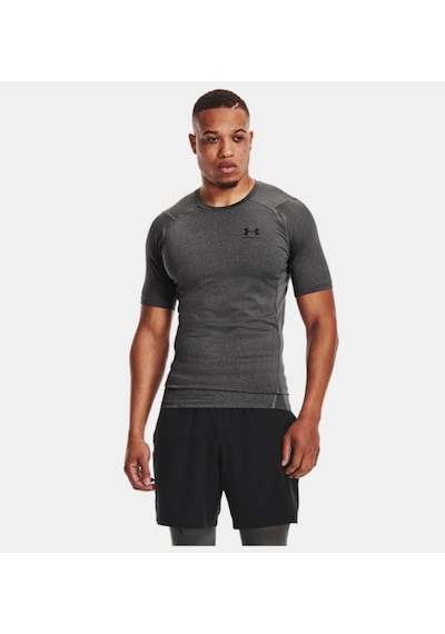 Under Armour Erkek HeatgearArmour Kısa Kollu 1361518-090 Gri