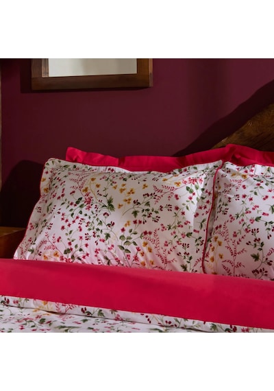 Karaca Home Berry Haven Çift Kişilik Nevresım Takımı Kırmızı Kırmızı