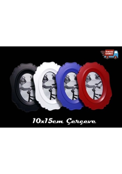 10×15 Oval Desenli Dikey Çerçeve (1 Adet)