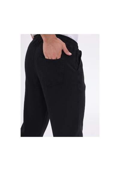Blayn Jeans Erkek Regular Fit Gabardin Pantolon Günlük Rahat Kesim Klasik Erkek Pantolon Siyah