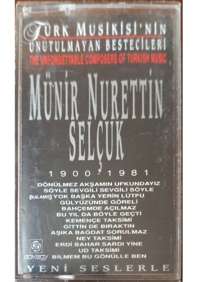 Plak Değildir Kaset Tir Münir Nurettin Selçuk 1900-1981 Kaset