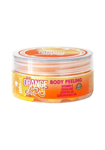 Orange Candy Değerli Yağlar İçeren Portakal Şekeri Vücut Peeling 125gr