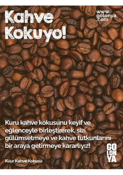 Golonya Kuru Kahve Kokulu Cam Şişe Kolonya 250 ML