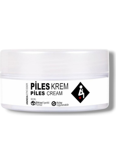 Piles Cream Bitkisel Içerikli Anında Etkili Bakım Kremi 50 Ml