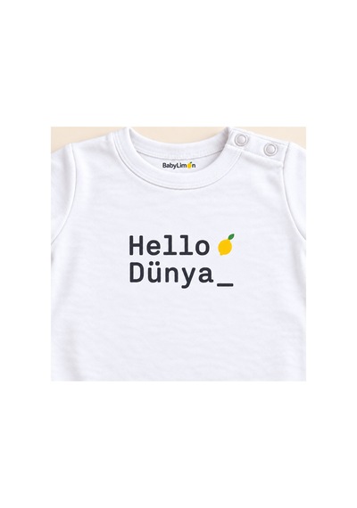 Babylimon Hello Dünya Beyaz Kısa Kollu Çıtçıtlı Bebek Zıbını Beyaz - Hello Dünya - 928161968 Beyaz - Hello Dünya Babylimon Hello Dünya Beyaz Kısa Kollu Çıtçıtlı Bebek Zıbını Beyaz - Hello Dünya - 928161968 Beyaz - Hello Dünya