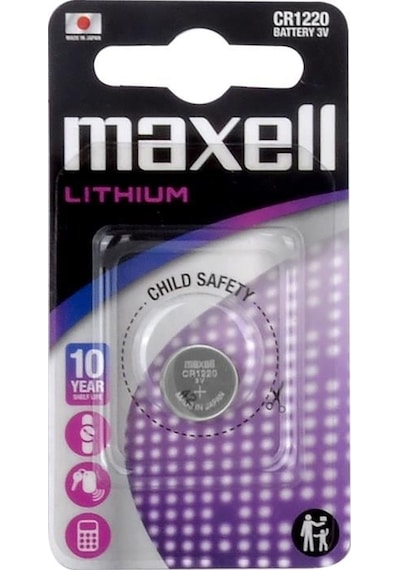 Maxell Cr1220 Pil Tekli Blister