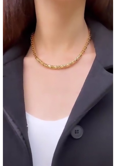 Gold Renk Zincir Kolye Gold