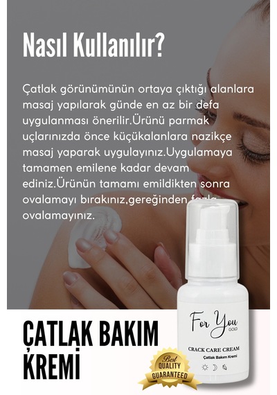 Çatlak Önleyici Bakım Krem- Hamilelik & Doğum Sonrası Çatlak Bakım Kremi