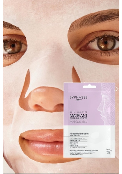 Byphasse Matlaştırıcı Ve Gözenek Sıkılaştırıcı Skin Booster Kağıt Yüz Maskesi