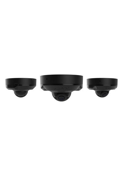 Ajax Domecam Mini 8 Mp/4 Mm Kablolu Aı Destekli Güvenlik Ip Kamerası Siyah