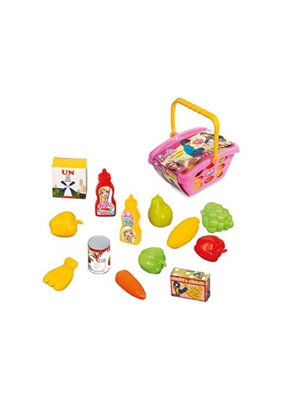 4 Adet Market Sepeti Küçük Barbie