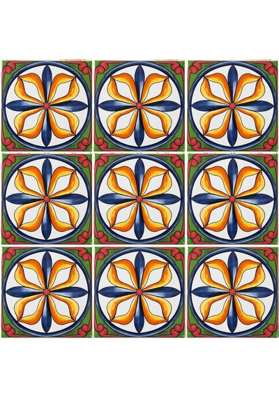 Can Seramik – 10x10 Cm. Cç-61 Kütahya Çini Karo 5'li 1 Paket