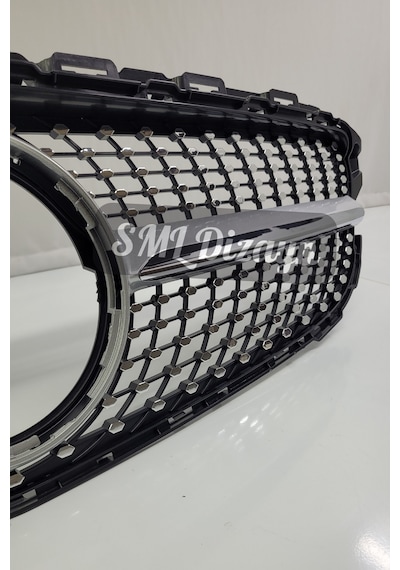 Mercedes C Serisi W205 2015-2018 Makyajsız Diamond Krom Ön-panjur