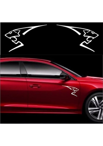 Peugeot Lemans Lion Sticker Set Araba Sticker Yapıştırması