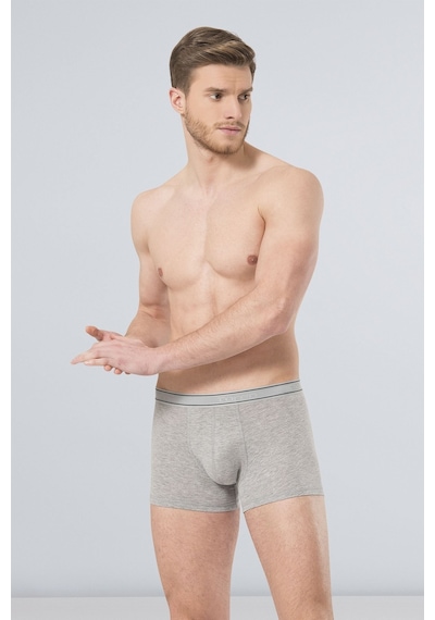Türen 175 Erkek 3'Lü Boxer-Beyaz&Sıyah&Grı - 2Xl