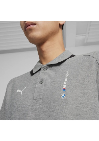 Puma Bmw Mms Polo Gri Erkek T-shirt & Polo