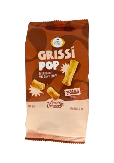 4 Adet Terre Di Puglia Grissini Pop Susamlı Kraker 150 G