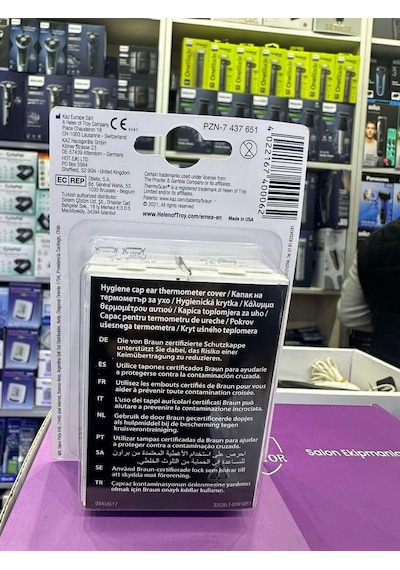 Braun Thermoscan Hijyenik Kapak, Kulak Termometresi İçin, Orijinal Yedek Prob Ucu, 40 Adet
