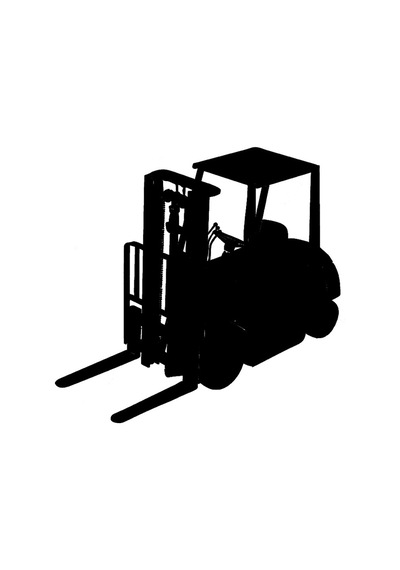 Forklift Sticker 17Cm