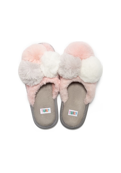 Twigy Sofıa Kadın Ev Terliği Pembe 36/41 AA0022 Pembe