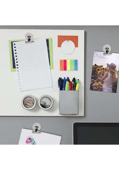 Valkyrie 12 Adet Mıknatıslı Mandallı Buzdolabı Magnet Fotoğraf Kağıt Evrak Tutucu