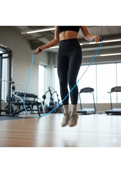 Şeffaf Atlama İpi - Fitness - Crossfit- Rope - Jump - Body - Sağlık - Egzersiz - Spor