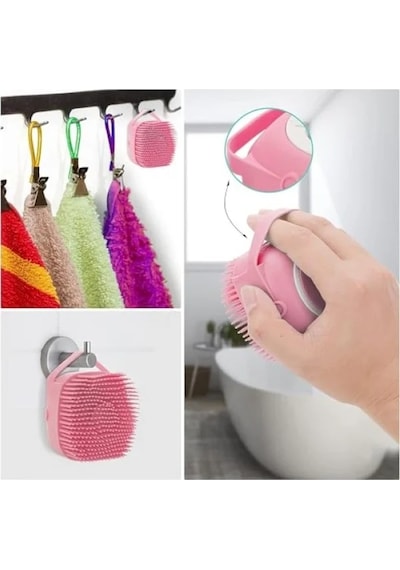 Yumuşak Silikon Evcil Hayvan Banyo Fırçası