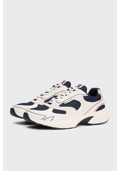 Tommy Hilfiger Tommy Jeans Erkek Ayakkabı Em0em01520 0g1 Beyaz-lacivert Beyaz-lacivert
