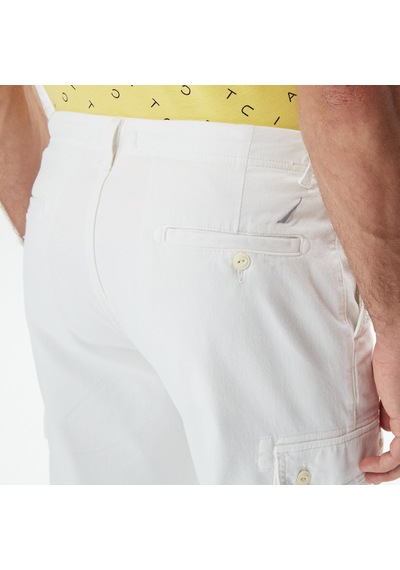 Nautica Erkek Beyaz Slim Fit Şort