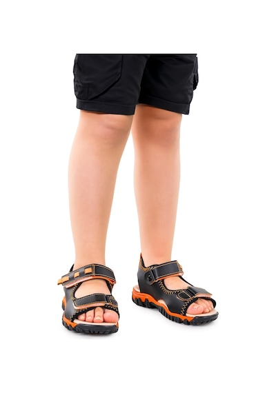 Kiko Kids Erkek Çocuk Sandalet Arz 2361 Siyah