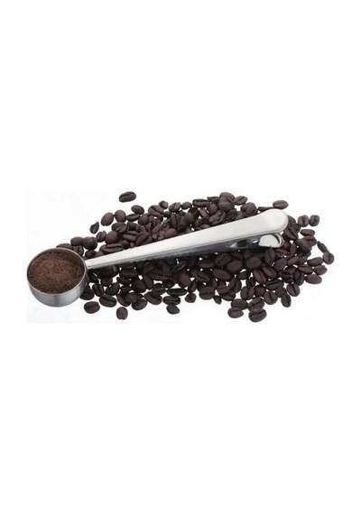 Yayli Paslanmaz Çelik Klipsli Kahve Ölçeği, 1 Parça, Çok Renkli, 10 Ml Kaşıklı çok renkli