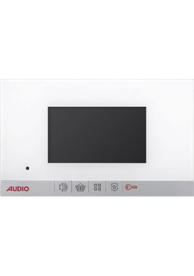 Audio 4.3" 1 Daire Mekanik Butonlu Görüntülü Diafon Paketi