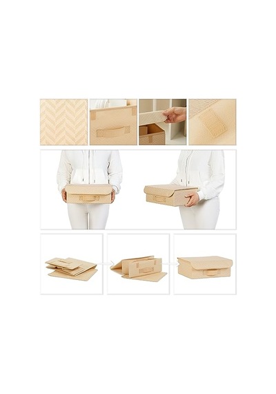 Li Bej Kapaklı Kutu Set 30 X 23 X 11 Cm Genel