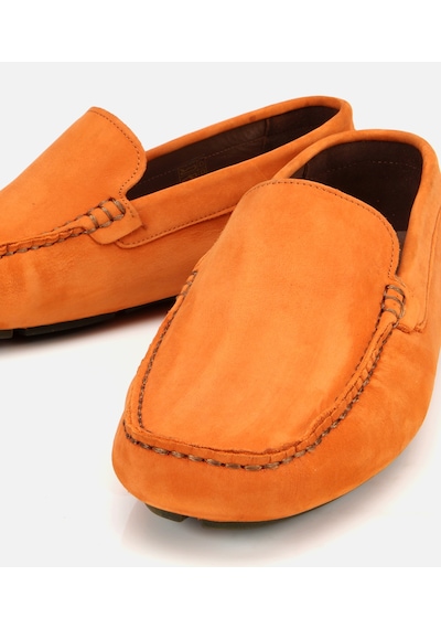 Hotiç Erkek Nubuk Deri Turuncu Hafif Tabanlı Günlük Loafer 02ayh305550a570 Turuncu