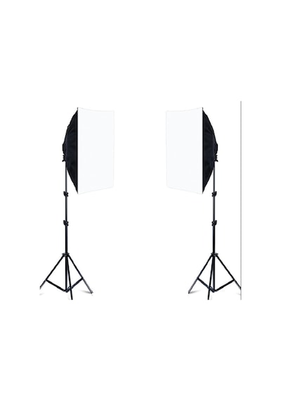 Ikili Softbox Seti 50x70 Cm Lambasız Beyaz
