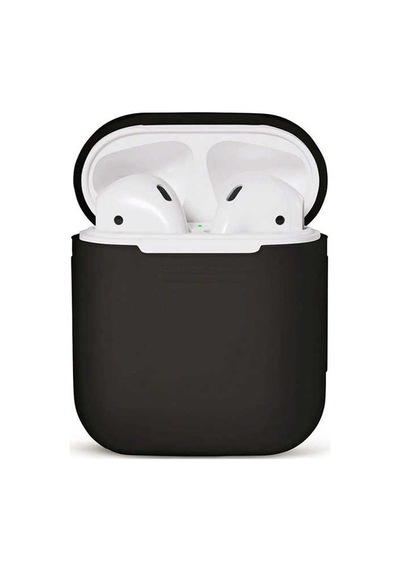 Maks Technology Apple Airpods Uyumlu Kılıf Pastel Renkli Yumuşak Dokulu Standart Silikon Maks Koruyucu Kapak Sarı