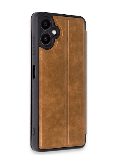 Galaxy Uyumlu  A07 4g Flip Cover - Taba - Yluh-867323