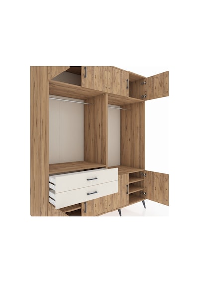 Kronos Gardrop 7 Raflı 2 Çekmeceli 2 Askılı 176x59x221 Çam-çam/aytaşı Çam/aytaşı Kronos Gardrop 7 Raflı 2 Çekmeceli 2 Askılı 176x59x221 Çam-çam/aytaşı Çam/aytaşı