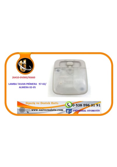 Lamba Tavan Primera 97-02/Almera 02-05