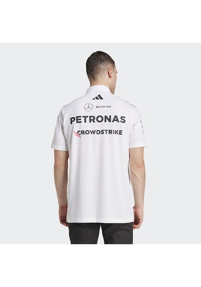 Adidas Mercedes Amg Petronas Formula One Team Erkek Beyaz Polo Tişört Jw0586 Beyaz
