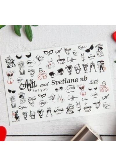 Stiker Arti 382 Beyaz