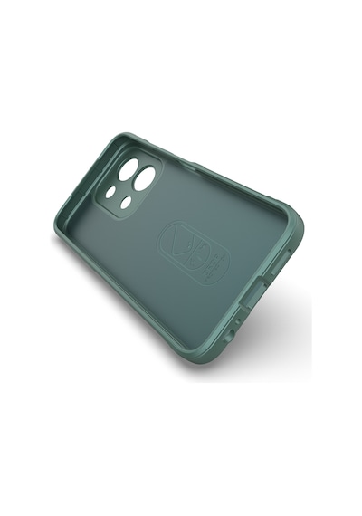 Xiaomi Redmi 15c 4g Kılıf Kamera Korumalı Esnek Silikon Parmak Şeritli Pazarplus Koyu Yeşil