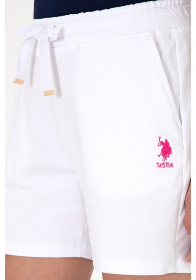 U.s. Polo Assn. Kadın Beyaz Şort Örme 50300840-vr013 Beyaz
