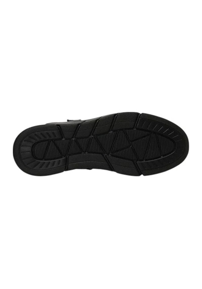 Polaris 107409 4fx Siyah Erkek Comfort Deri Sandalet 7214