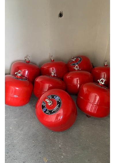 12 Kg Springli Abc Kkt Tozlu Tavan Tipi Tayfun Söndürme Sistemi