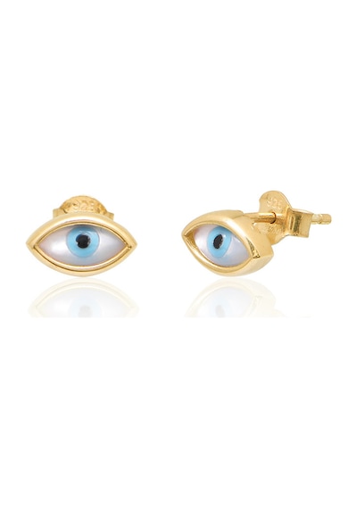 Cosar Silver 925 Ayar Opal Taşlı Küpe Gold